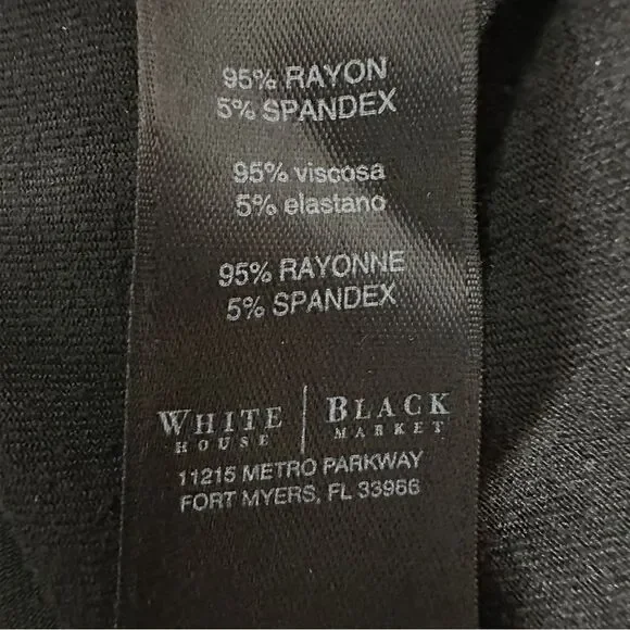 White House Black Market black laced up tank dress size M - Picture 7 of 7